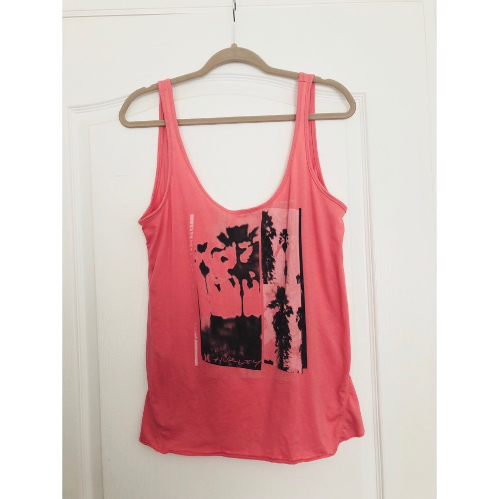 Pink Hurley tank top
